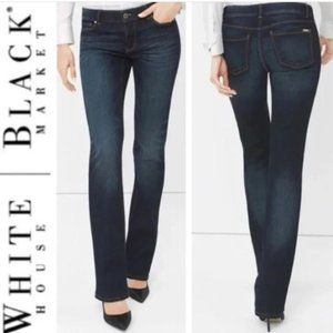 WHBM Mid-Rise Everyday Soft Denim Slim Jeans Sz 0